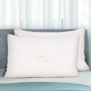 Cheap Valentine's Day Gift Ideas: Bedding Set of 2 Single Bamboo Memory Foam Pillow